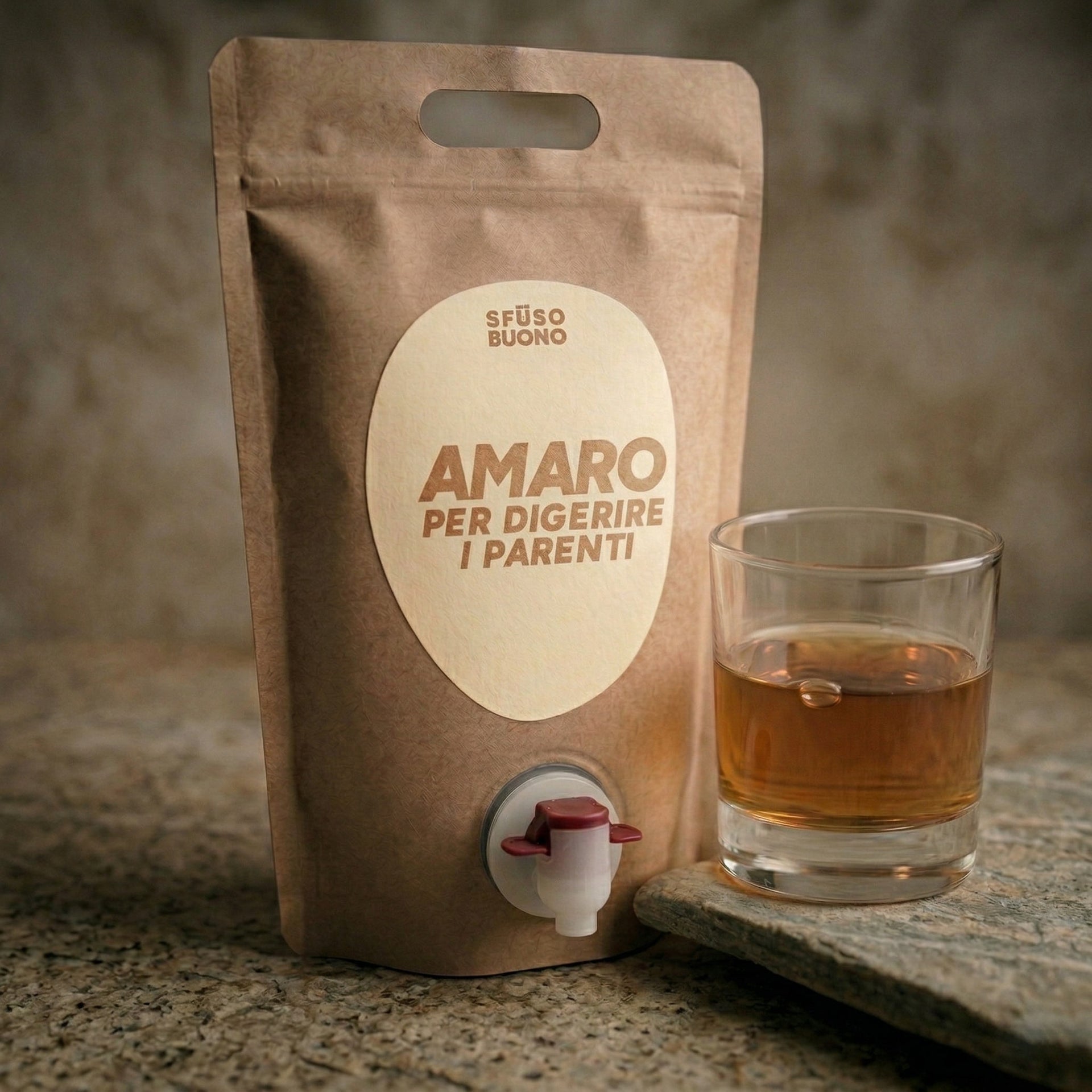 'Amaro per digerire i parenti' - Amaro Artigianale 1.5L