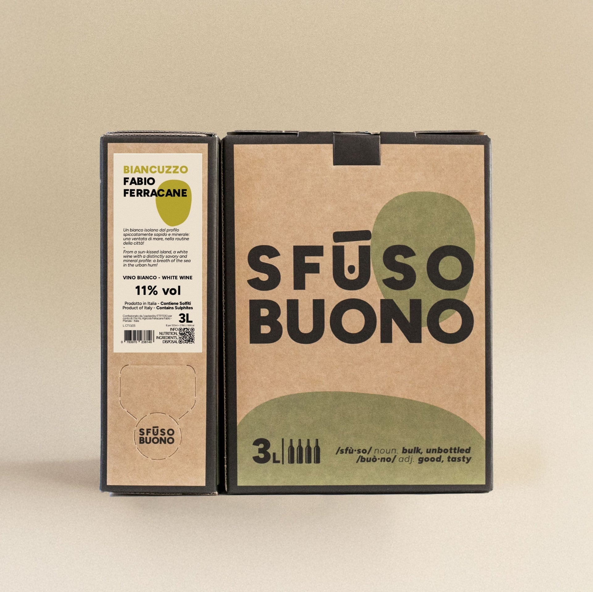 Biancuzzo Vino Bianco 3L - Fabio Ferracane