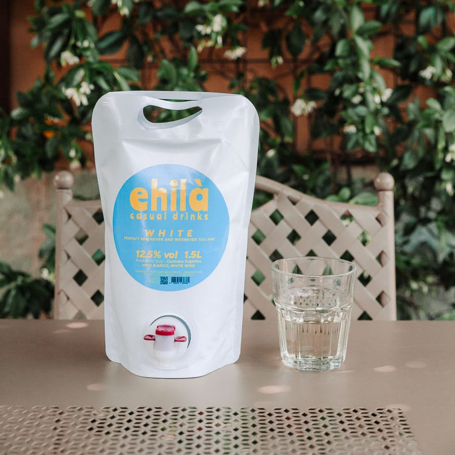 EHILÀ WHITE - Pouch Vino Bianco 1.5L