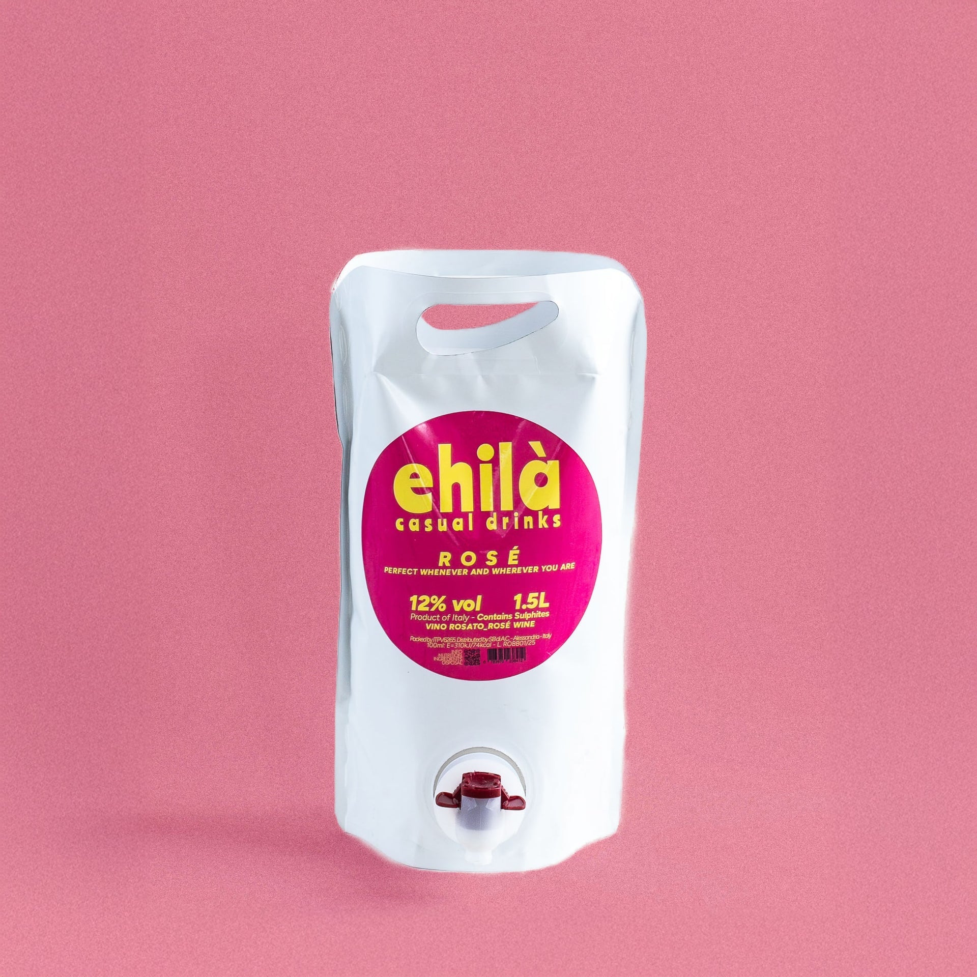 EHILÀ ROSÉ - Pouch Vino Rosato 1.5L