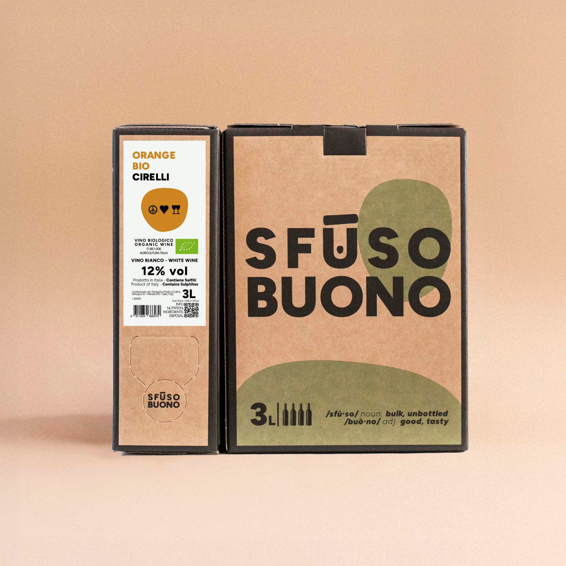 Vino Orange Bio 3L - Cirelli