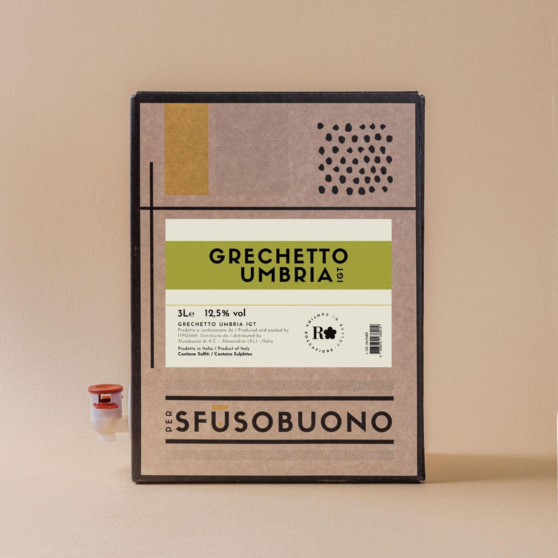 Grechetto Umbria IGT 3L - Roccafiore - Bag in Box - Sfusobuono