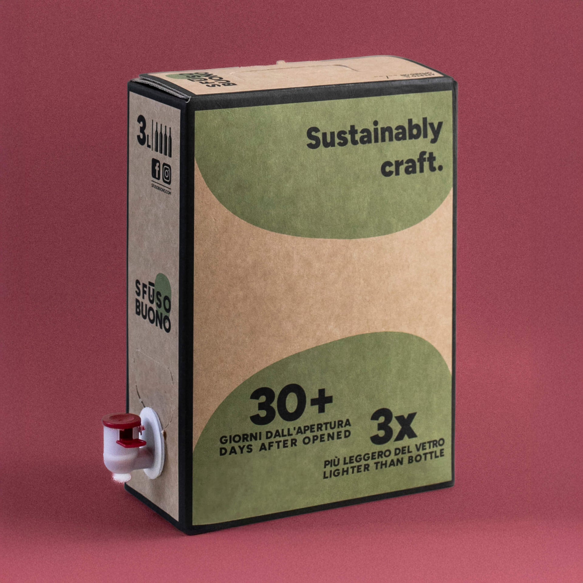 Nerello Mascalese Terre Siciliane IGT Bio 3L - Porta del Vento