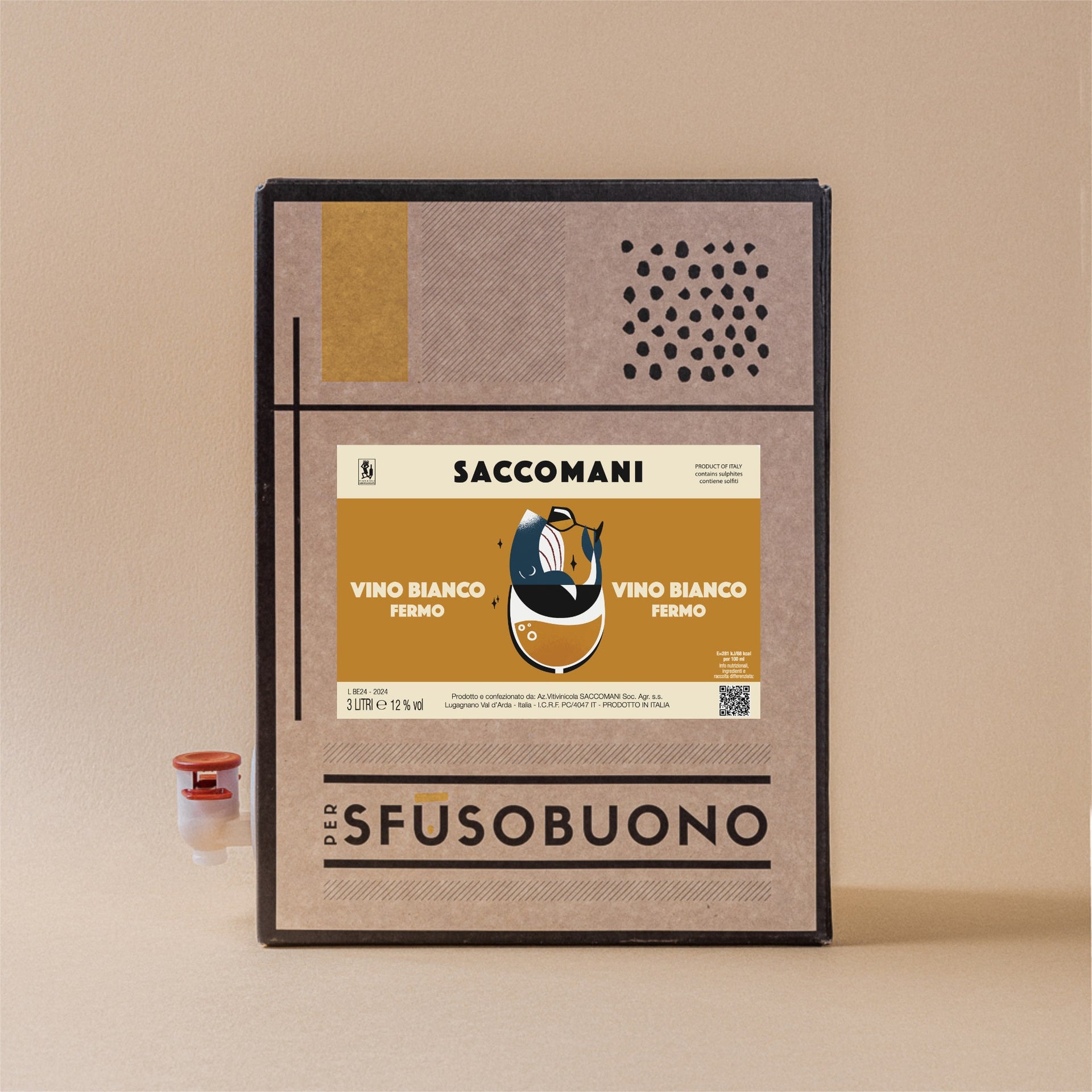 Vino Bianco 3L - Saccomani