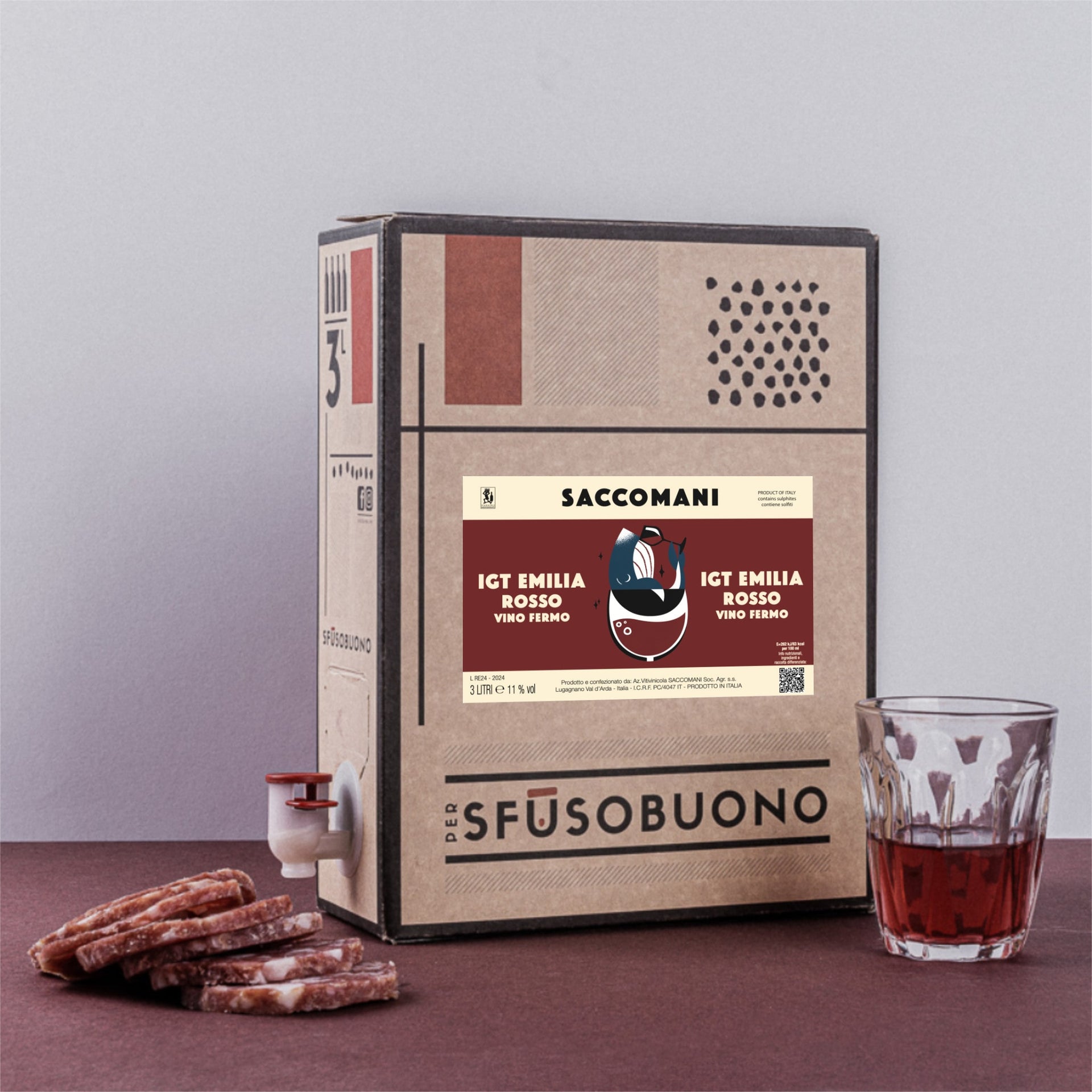 Rosso Emilia IGT 3L - Saccomani