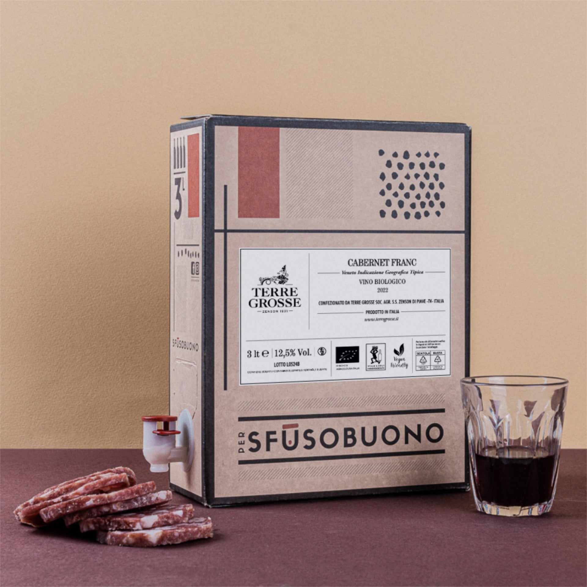 Cabernet Franc Veneto IGT Bio 3L - Terre Grosse