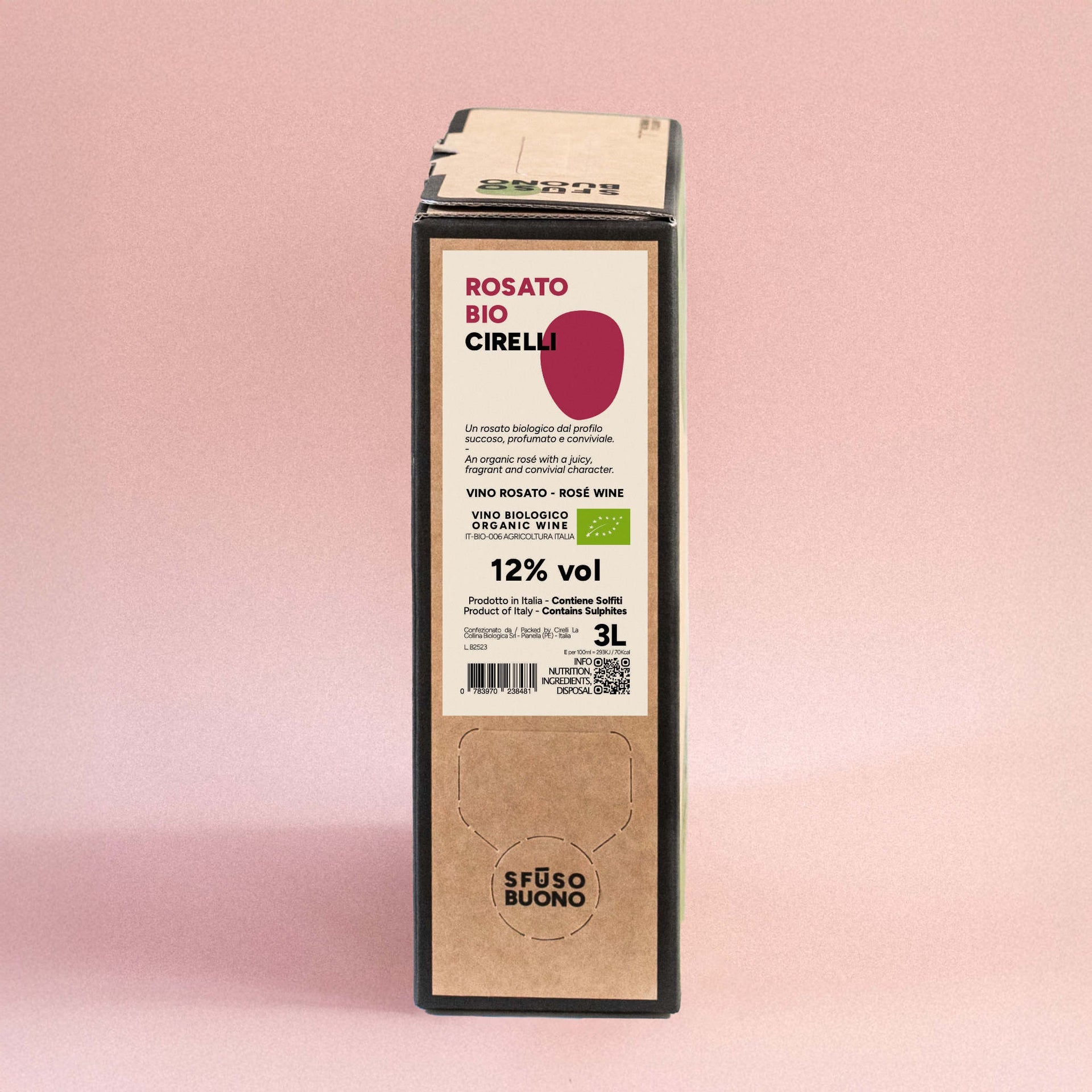 Vino Rosato Bio 3L - Cirelli