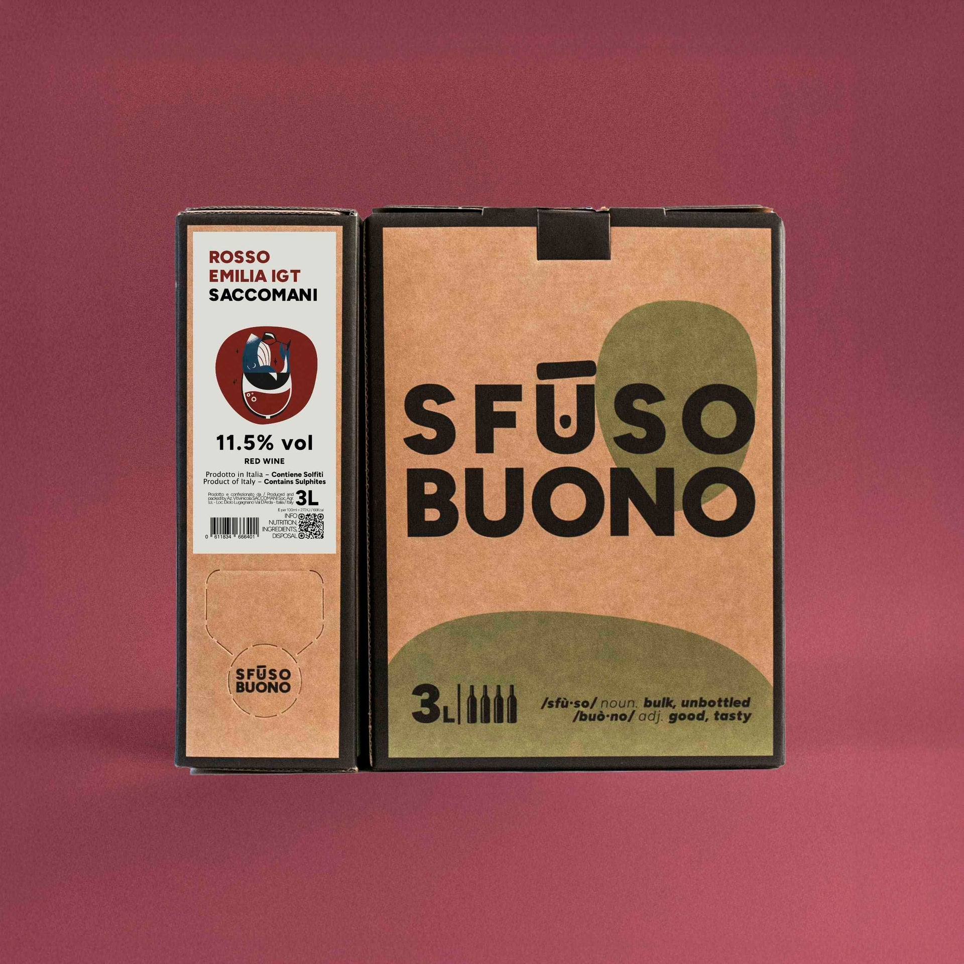 Rosso Emilia IGT 3L - Saccomani