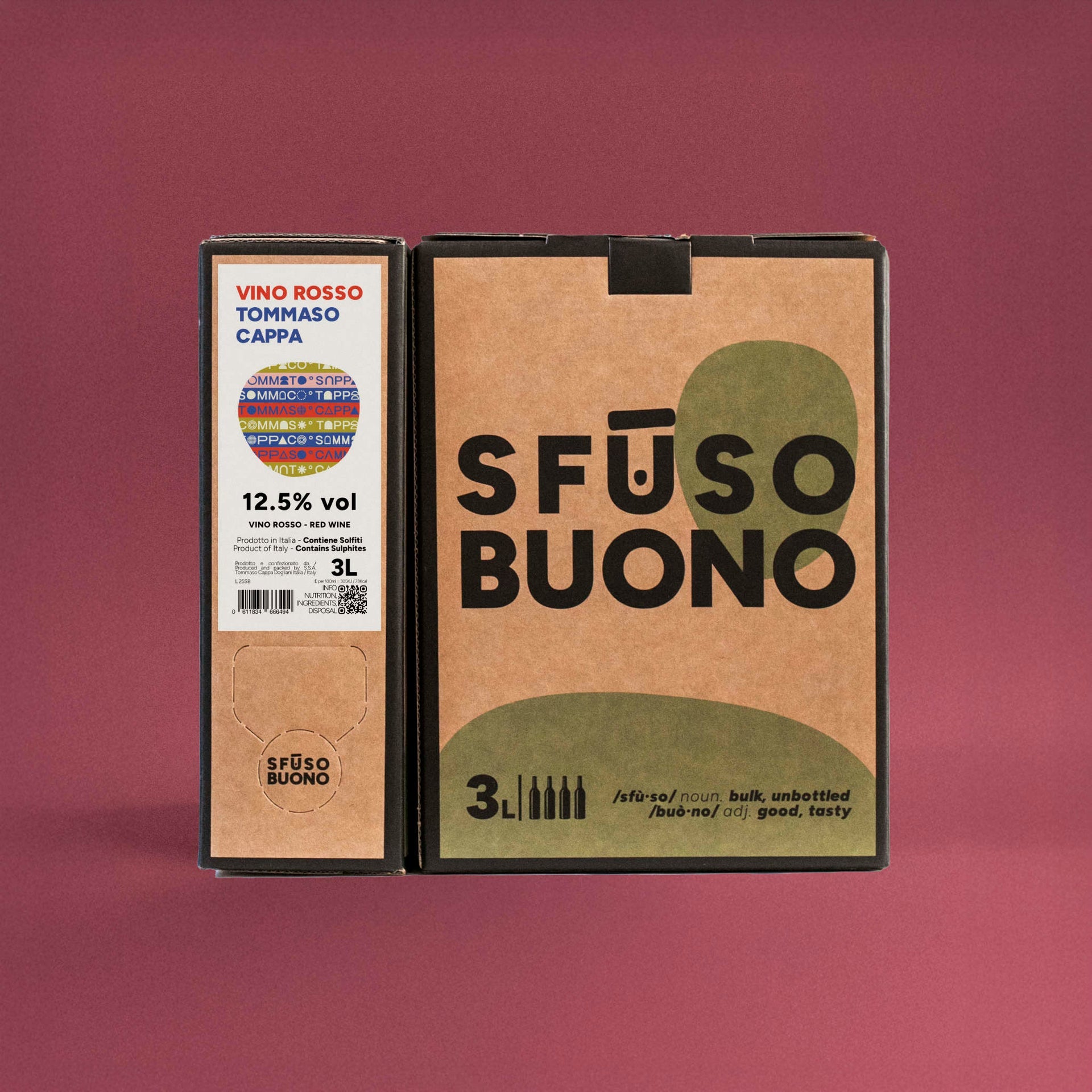 Vino Rosso 3L - Tommaso Cappa